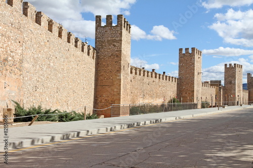 Walls in Montblanc, Tarragona,Catalonia, Spain