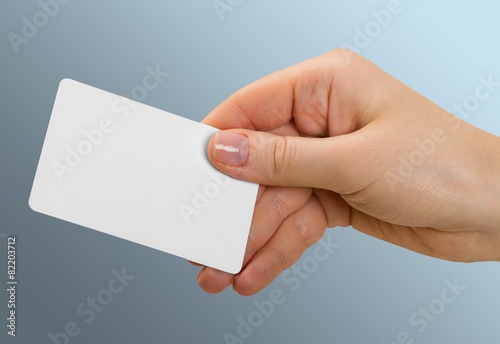 Credit Card. Hand /w credit card