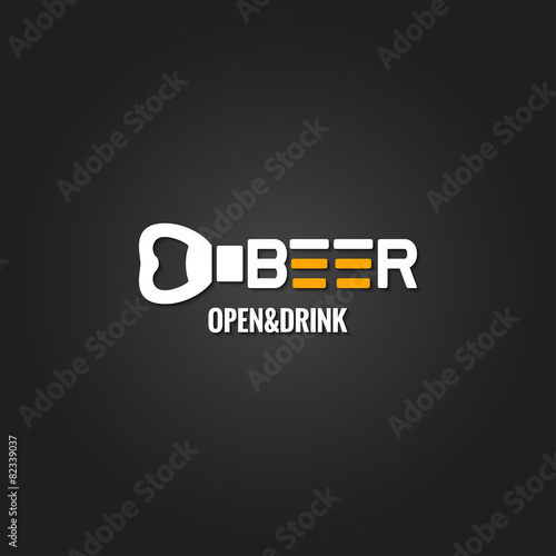 beer opener design background