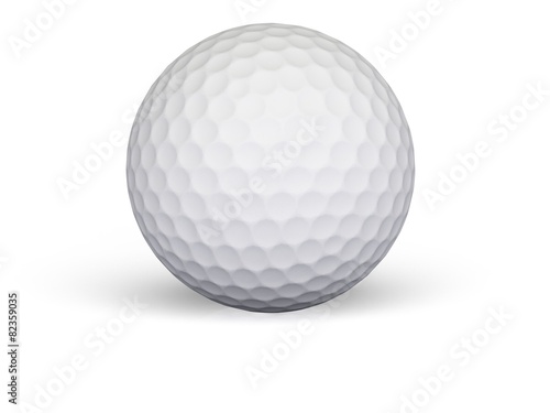 Golf Ball. 3D. Golf Ball isolated