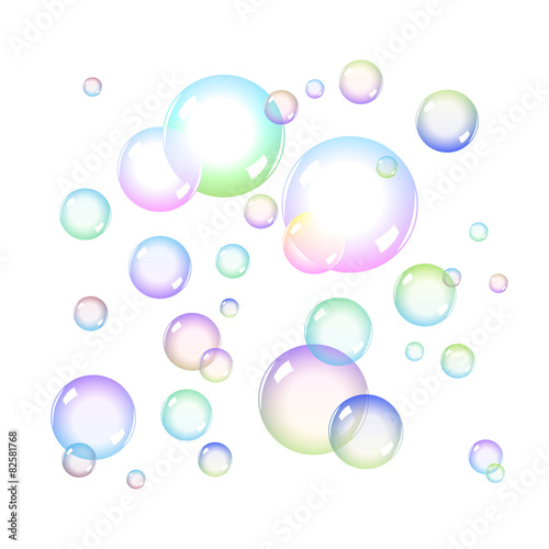 Color Soap bubbles