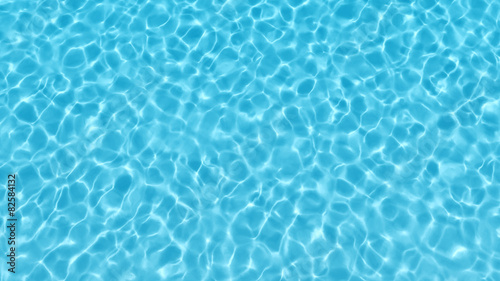 Blue swimming pool rippled water detail