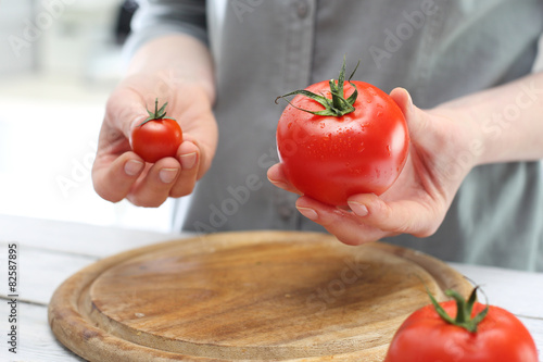 Mały czy duży ? Smak pomidorów