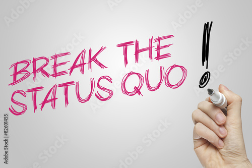 Hand writing break the status quo