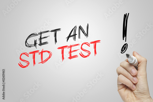 Hand writing get an std test