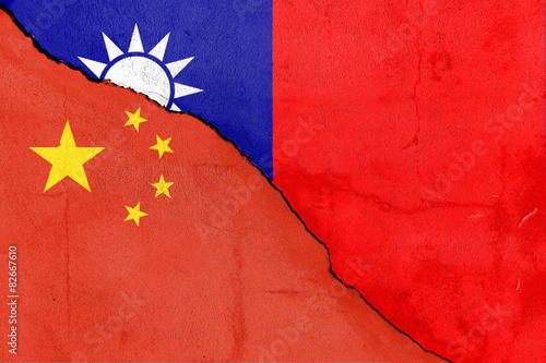 Riss zwischen Taiwan und China (Taiwan and China divided)