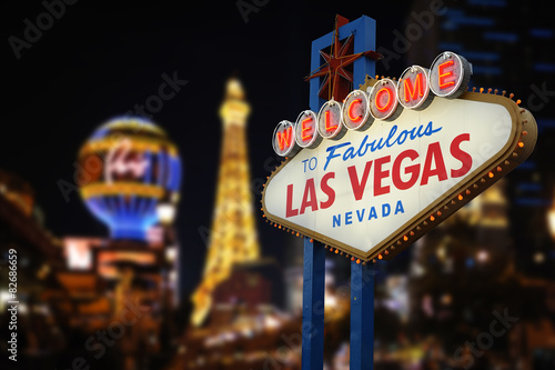 Welcome to Fabulous Las Vegas Neon Sign