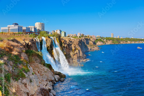 Waterfall Duden at Antalya, Turkey