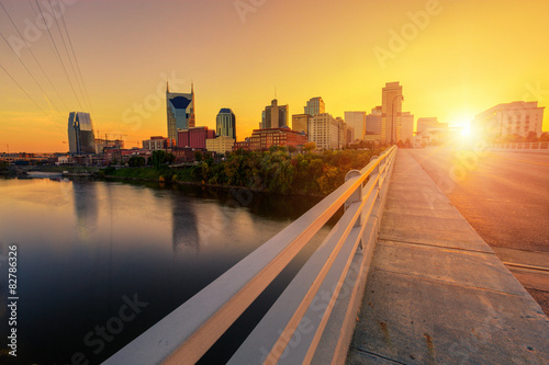 Nashville at Sunset
