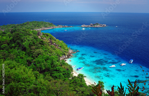 Tropical beach, Similan Islands, Andaman Sea, Thailand