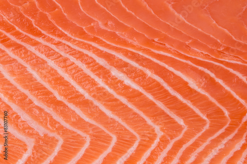 Close up of salmon fillet.