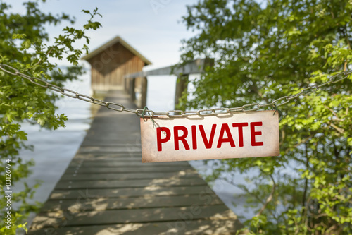 private property sign