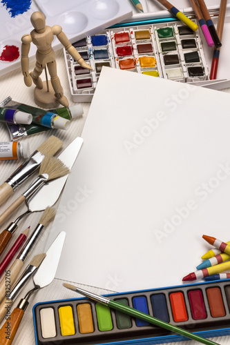 Art Materials - Painting - Space for Text