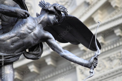 Statue of Eros in Piccadilly Circus, London