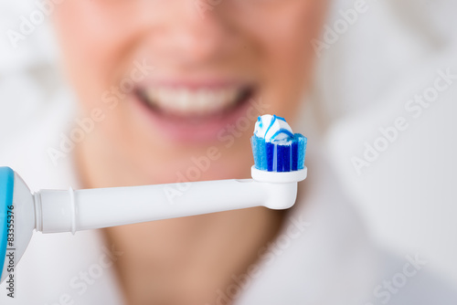Close-up Of Toothbrush With Toothpaste