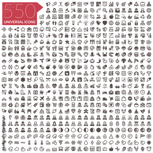 Icon set 550