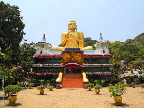 Dambula golden temple in Sri lanka