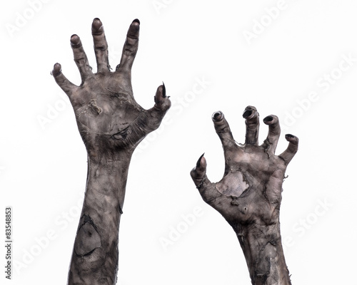 black hand of death, walking dead, zombie theme, zombie hands