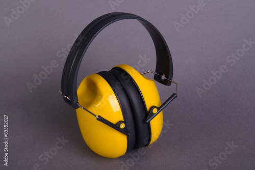 Yellow ear muffs