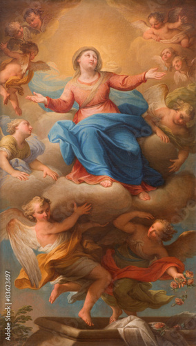 Rome - The Assumption of the Virgin Mary painting