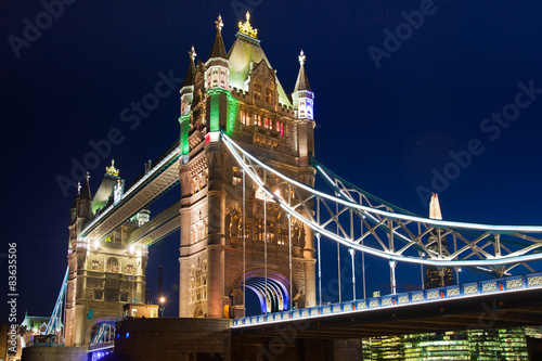 LONDON, UK - AUGUST 11, 2014: Tower bridge 