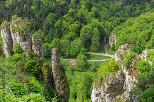 Formacje skalne Rękawica oraz Brama Krakowska, Ojców