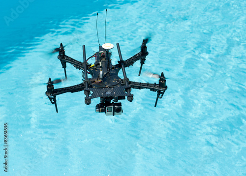 Drone above water