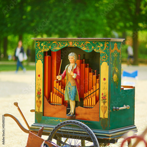 Vintage barrel organ