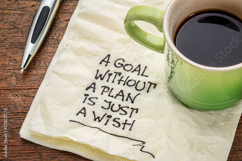 goal without plan is just wish