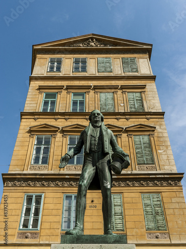 Denkmal Johann Nestroy, Wien, Nestroyplatz, Dramatiker