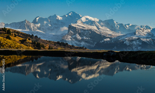 Reflet du Mont-Blanc