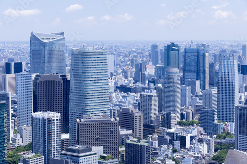 東京都心の高層ビル群
