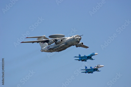 Самолеты на Параде Победы. 9 мая 2009 года.