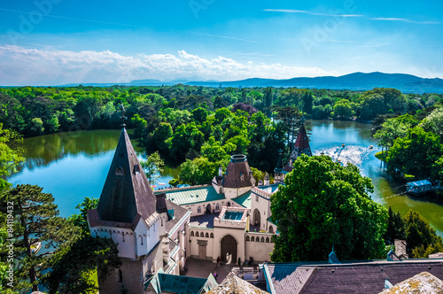 Castle Franzensburg and park of Laxenburg, Austria