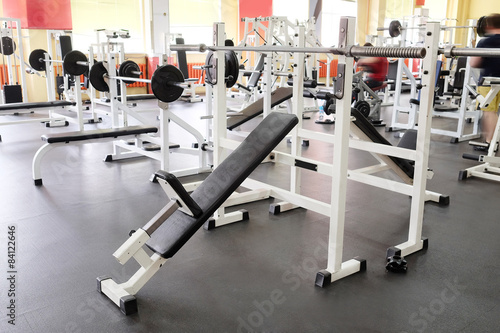 Interior of a fitness