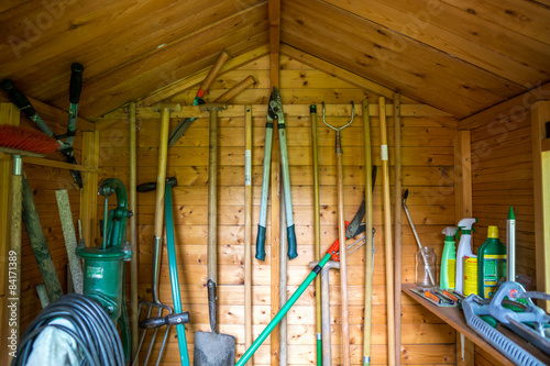 Gartenhütte, Innenansicht 