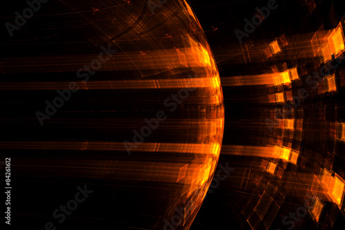 Orange abstract background