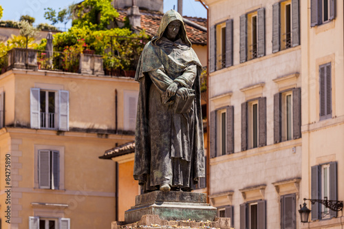 Denkmal von Giordano Bruno auf dem Campo de’ Fiori in Rom