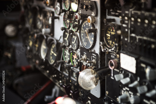 Cockpit indicators.