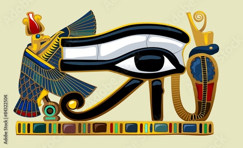 Eye of Horus vector graphics