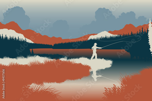 Wilderness fishing