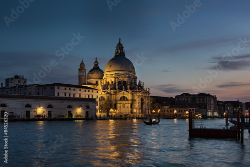 Basilika Santa Maria della Salute bei Nacht | Venedig 