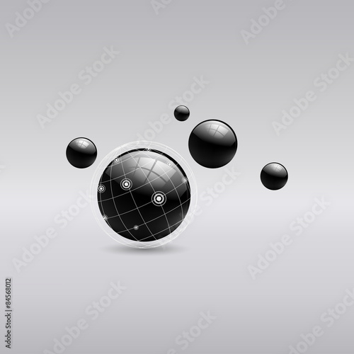Business background design from sphere