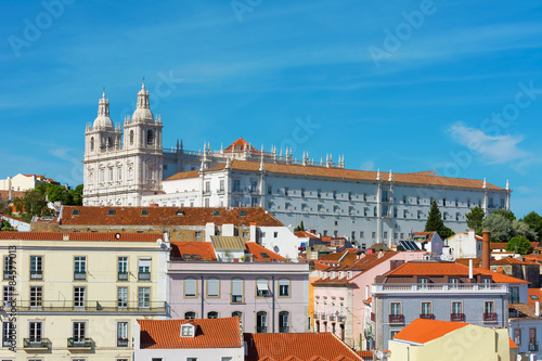 View of Lisbon Saint Vicente de Fora Monastery, Portugal