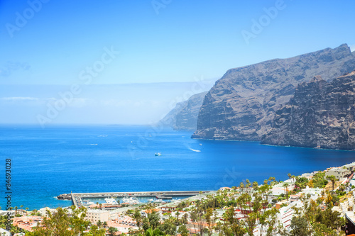 View over Los Gigantes, Canary Island Tenerife, Spain