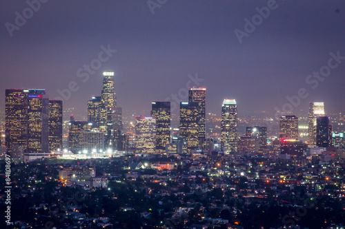 City of LA at night 