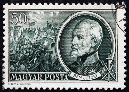 Postage stamp Hungary 1952 General Josef Bem, Polish General