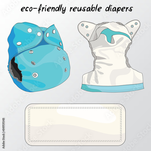 eco-friendly washable reusable diapers made out of fabric