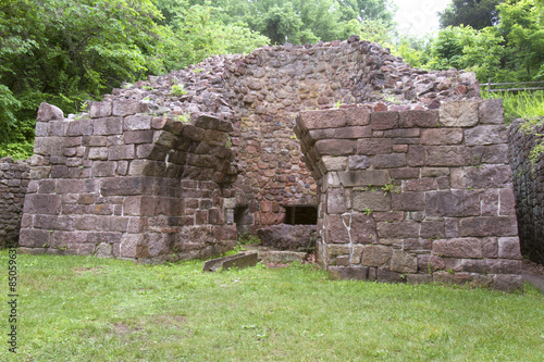 Anthracite coal furnace at Hopewell Furnace, Berks County, PA.