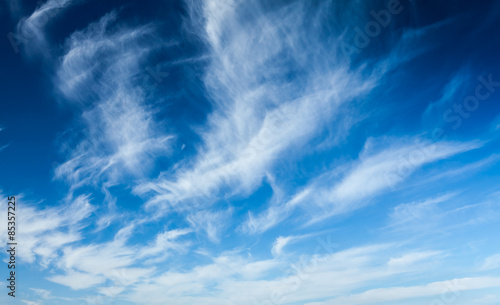 Blue sky with white clouds